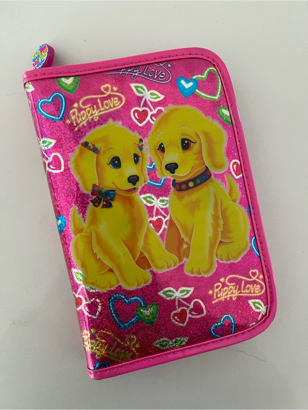 Lisa Frank Pink Puppy Love Sparkle Planner Vintage 90s y2k